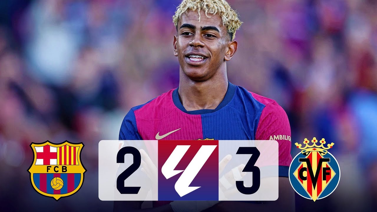BARCELONA 2-3 VILLARREAL, LA LIGA 2024/25 - MATCH REVIEW