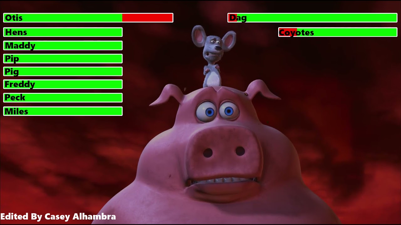 Barnyard (2006) Final Battle with healthbars
