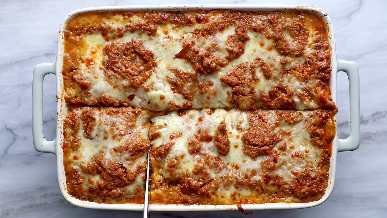 Basic + Awesome Vegetarian Lasagna