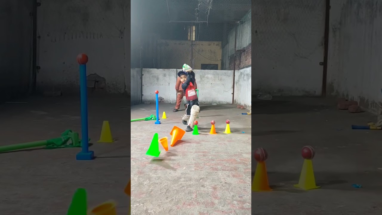 Basic T-Cone Batting DRILLS for beginners #cricket #cricketlover #bdcricket4u #cricketshorts