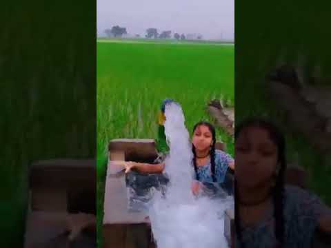 bathing our home village. #cute #girl #village #bath