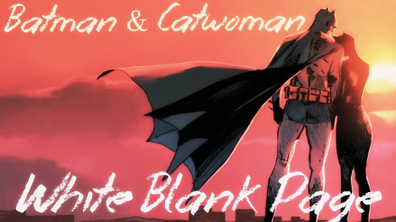 Batman & Catwoman | White Blank Page
