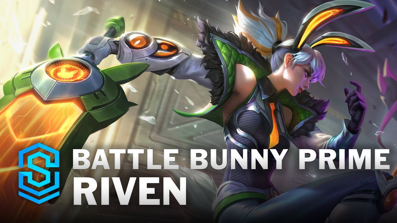 Battle Bunny Prime Riven Skin Spotlight - League of Legends