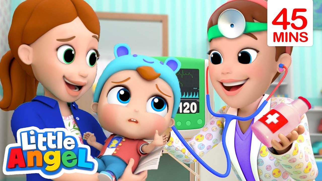 Be Brave Baby John! + More Little Angel Kids Songs & Nursery Rhymes