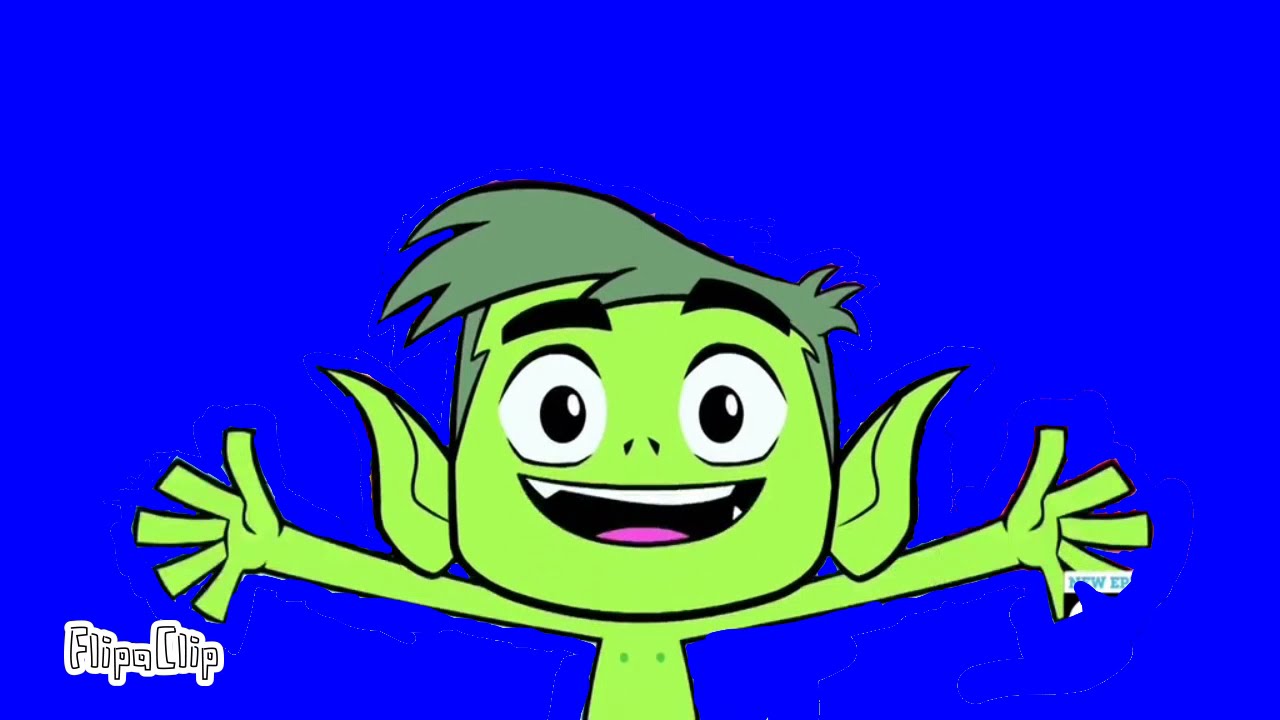 Beast Boy Blue Screen (FREE TO USE)