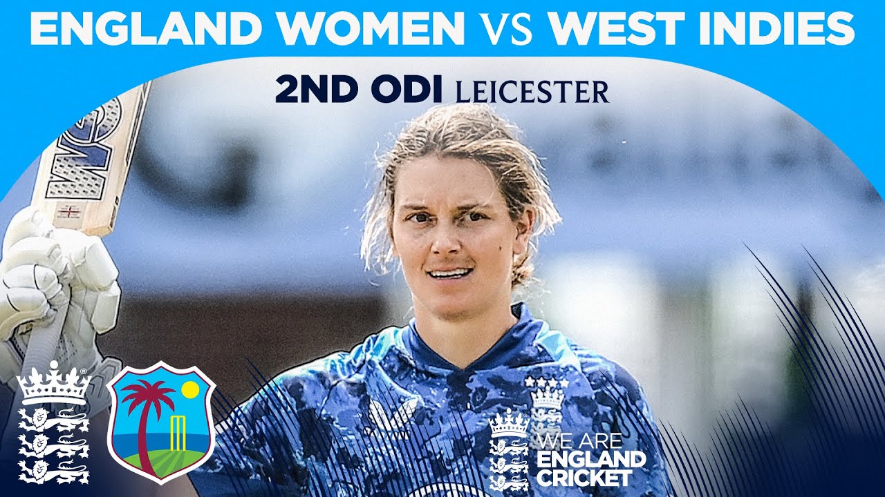 Beaumont & Jones Hit Hundreds | Highlights - England v West Indies | 2nd Women’s Metro Bank ODI 2025