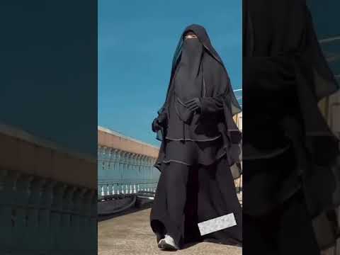 Beautiful Abaya burkha design 2023 | Muslim girls status | Stylish Nakab design #shorts #burkha