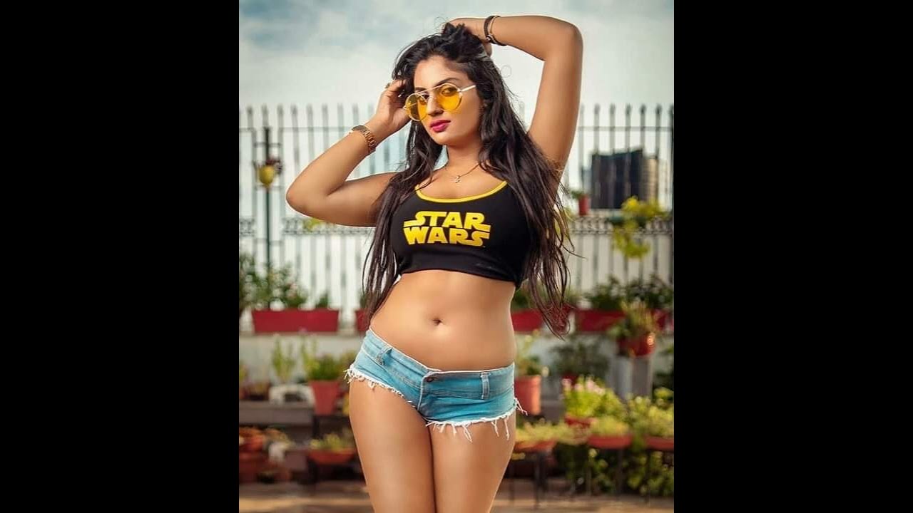 Beautiful Actress Sudipa Yellow Satee Photo Shoot Video Full Hd