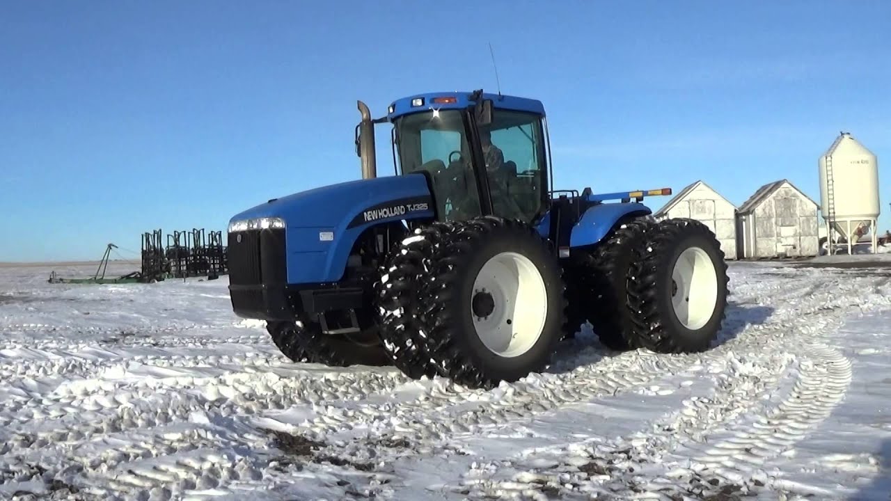 Becker New Holland TJ 325 Tractor April 10, 2015 Yellow Grass, Sk  Mack Auction Co