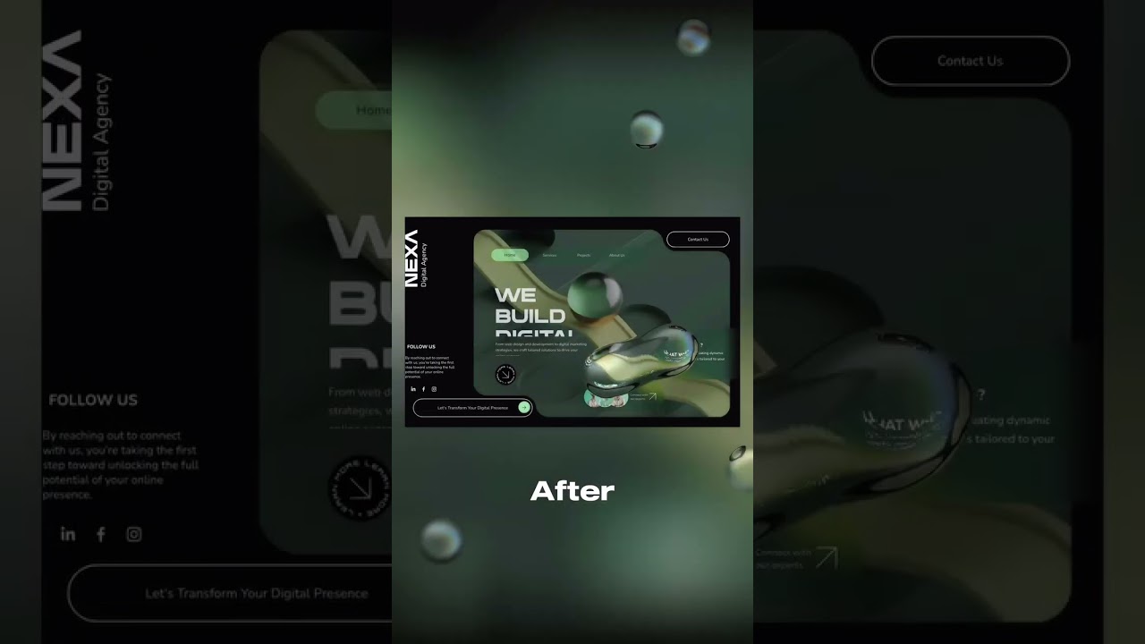 Before & After Effect: Transform Wireframes into Real Websites with Wix Studio! 🤩