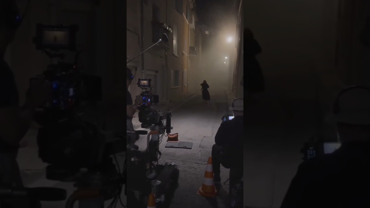 Behind The Scene Of The NUN #thenun2newmovie2023 #shorts #hollywood