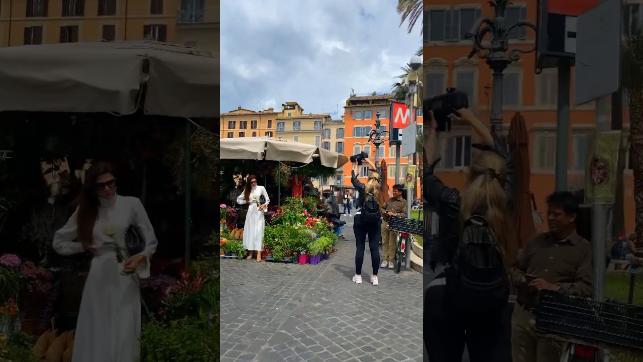 Behind the scenes of fashion photoshoot in Italy #youtubeshorts #shorts #italy #fashion