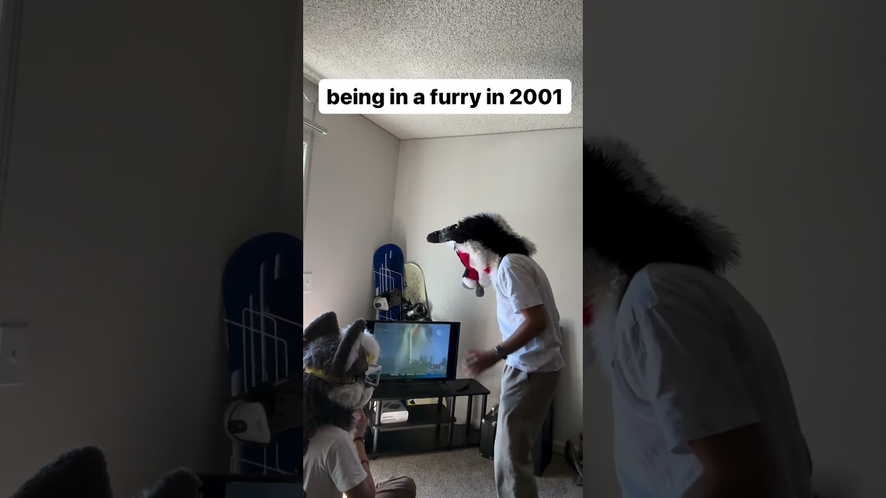 being in a furry now and 2001 | #shorts
