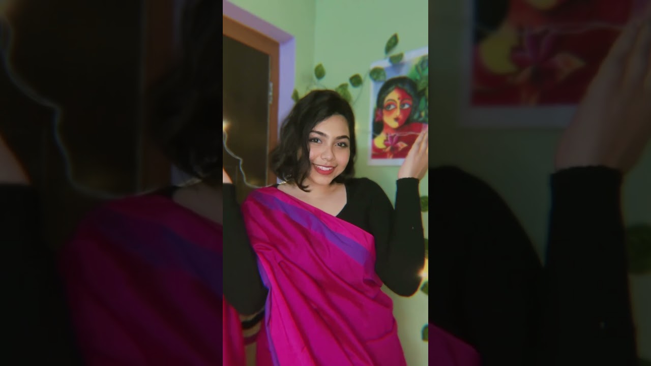 bengali ❤️ #bengali #bonggirl #saree #trendingshorts #transition #transformation #chalaonanainose