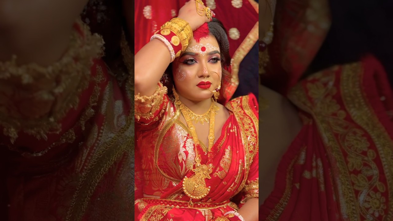 Bengali bridal makeup makeup,makeup tutorial,makeup video,makeup wala,makeup kit