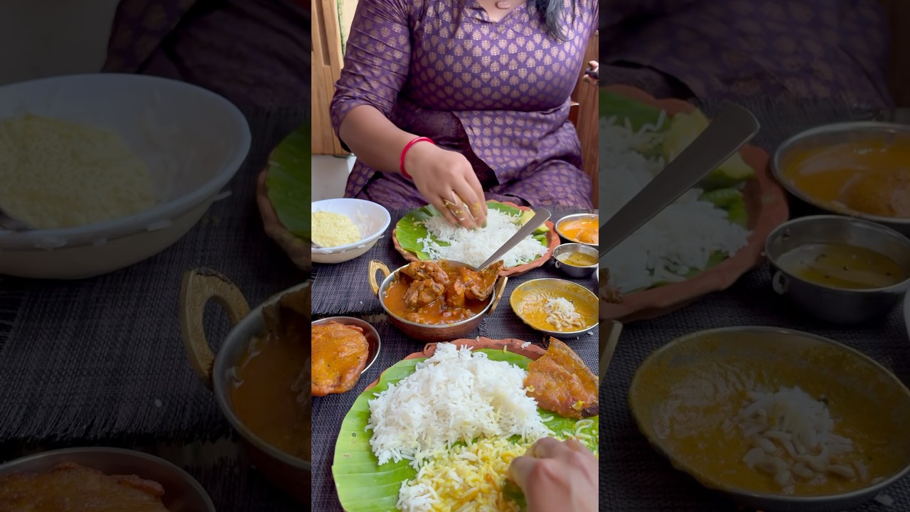 Bengali lunch thali #oldies #coversong #singer #song #trending #food #foodie #shorts