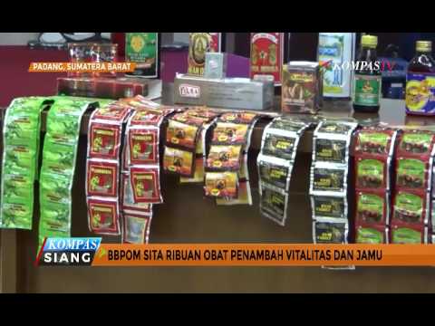 Berbahan Kimia, Ribuan Obat Penambah Vitalitas dan Jamu Disita