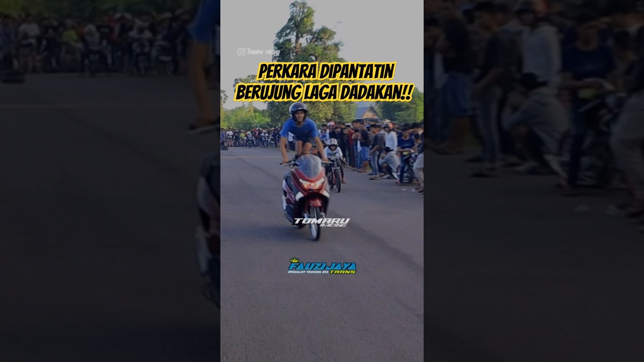 BERDIRI & GOYANG PANTAT😱 BERUJUNG LAGA DADAKAN‼️#tomaruracing #balapmotor #trending #viralvideos