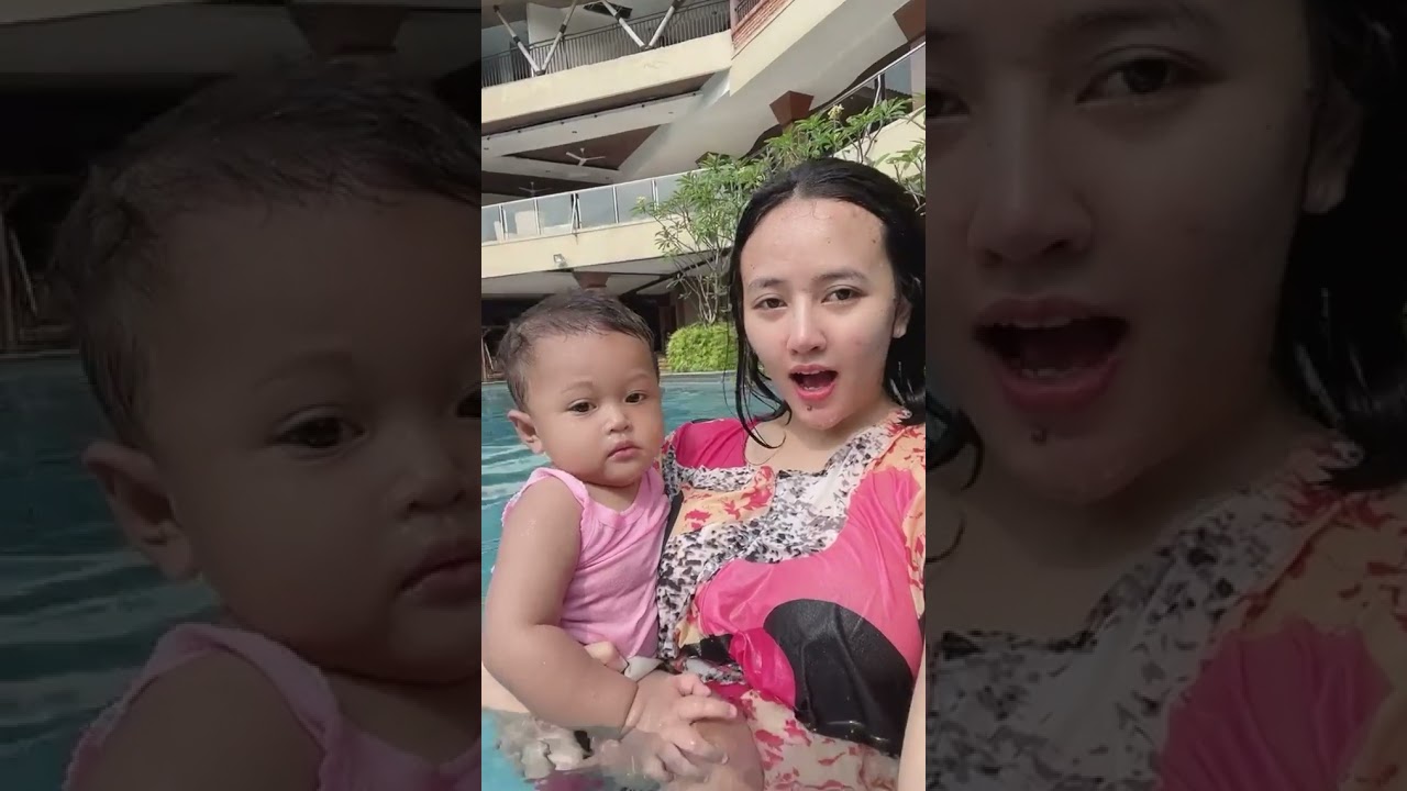 Berenang pakai daster