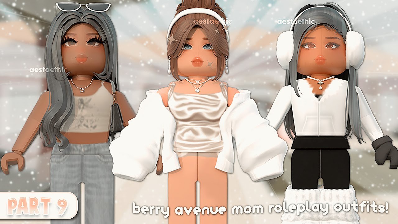 Berry Avenue Roleplay Mom Outfit w Cold Blushy Face codes, bloxburg Brookhaven RP! PT.9 #roblox