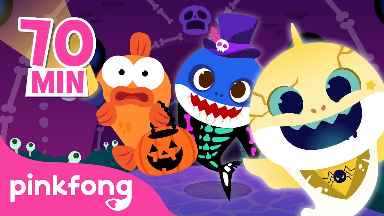 [BEST] 🎃 Halloween Compilation for Kids | Chumbala, Sharks, Cars | Pinkfong Baby Shark Halloween