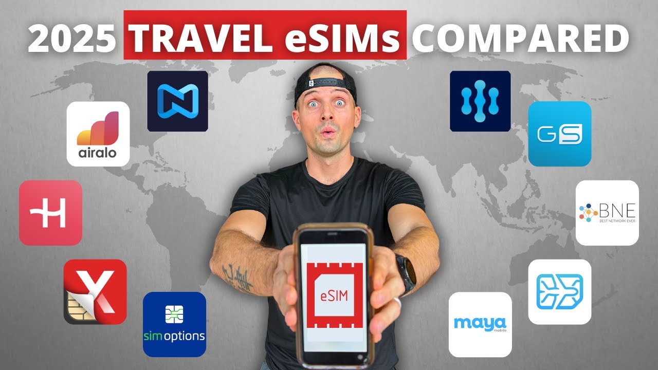 BEST 2025 International eSIMs Compared (5 Continents, 21 Months)