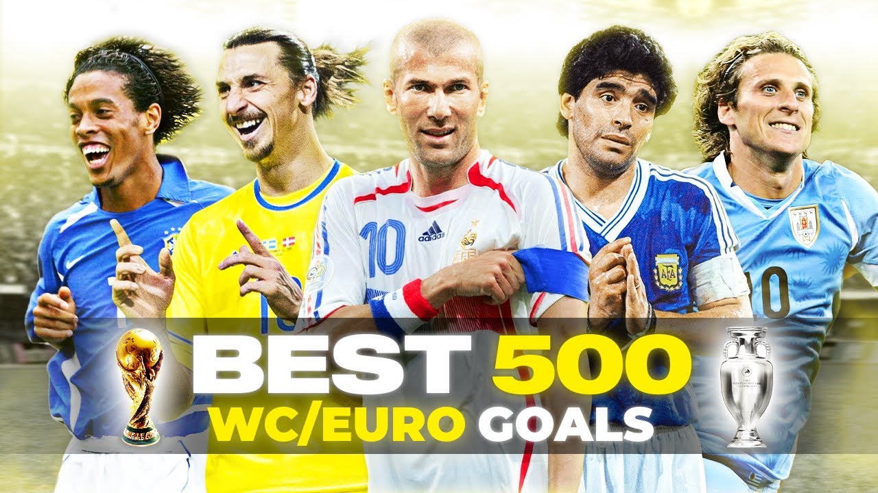 Best 500 World Cup/Euro Goals in Football History