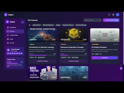 Best AI Personal Tutor UI Template - Next.js, Tailwind CSS, and Shadcn UI