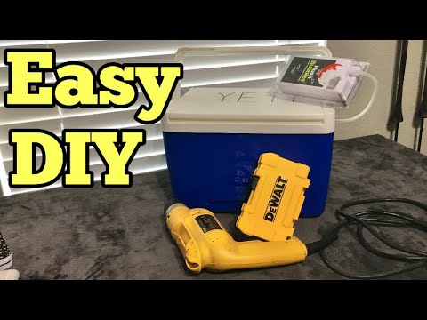 BEST Budget Live Bait Cooler / DIY Jetty Bait Cooler
