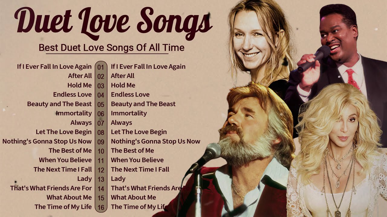 Best Duets Songs Male And Female 80's 90's - Top 100 Romantic Duet Love Songs Of All Time