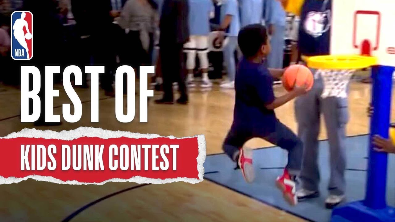Best Of INCREDIBLE Kids Dunk Contest Moments