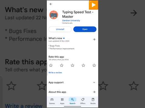 Best Typing application for keyboard on android Typing master Application 😱 #typingmaster #youtube