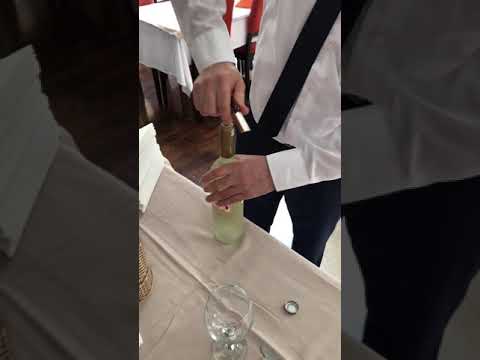 Beyaz Şarap Tirbuşon ile nasıl açılır ?/ABANT PALACE ⭐️⭐️⭐️⭐️⭐️