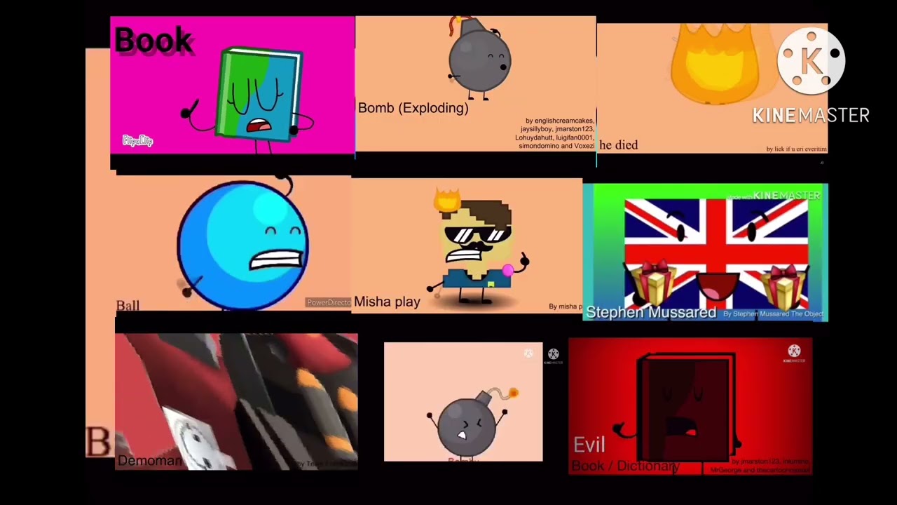 BFDI Auditions Nineparison #2