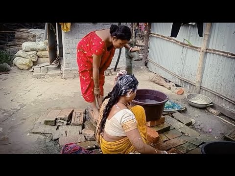 Bhabhi bathing vlog new video