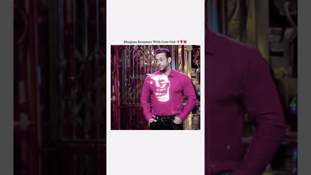Bhaijaan Romance With Cute Girl 🥀🌹 #shorts