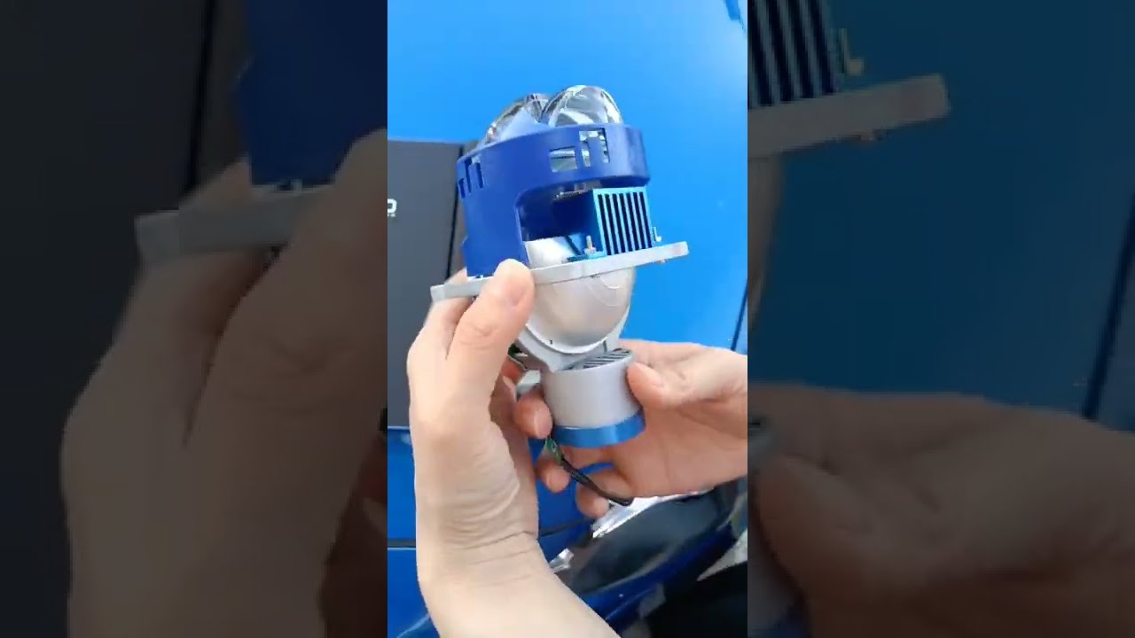 Bi projector laser&led headlights