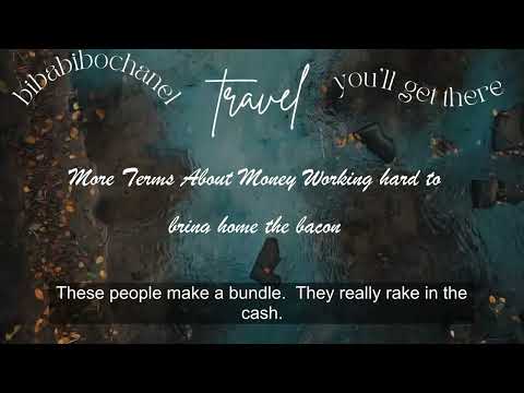 Bibabibo Chanel|LearningEnglish Everyday|More Terms About Money Working hard to bring home the bacon