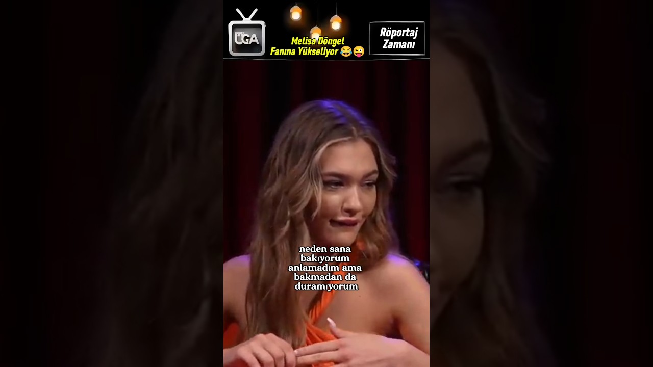Bide Bak Diyor 😃 #ugatv #röportajzamanı #melisadöngel #ünlüler #eseryenenler #eğlencelivideolar