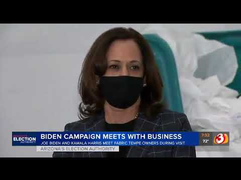 Biden and Harris Visit FABRIC Ch 3 News