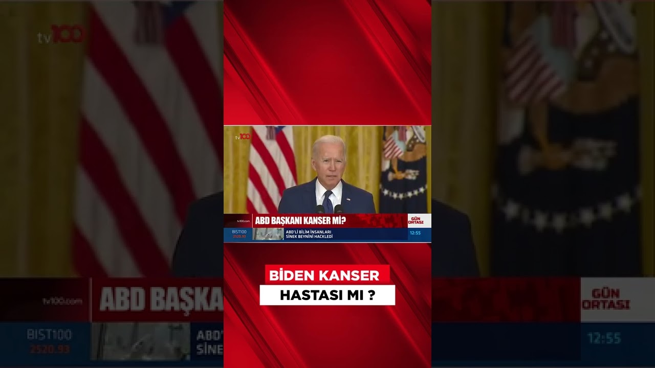 Biden kanser hastalığına mı yakalandı? #shorts