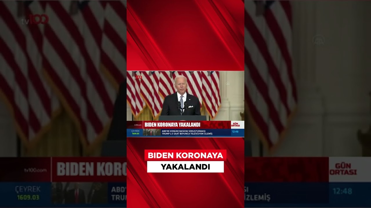 Biden Koronaya yakalandı #shorts
