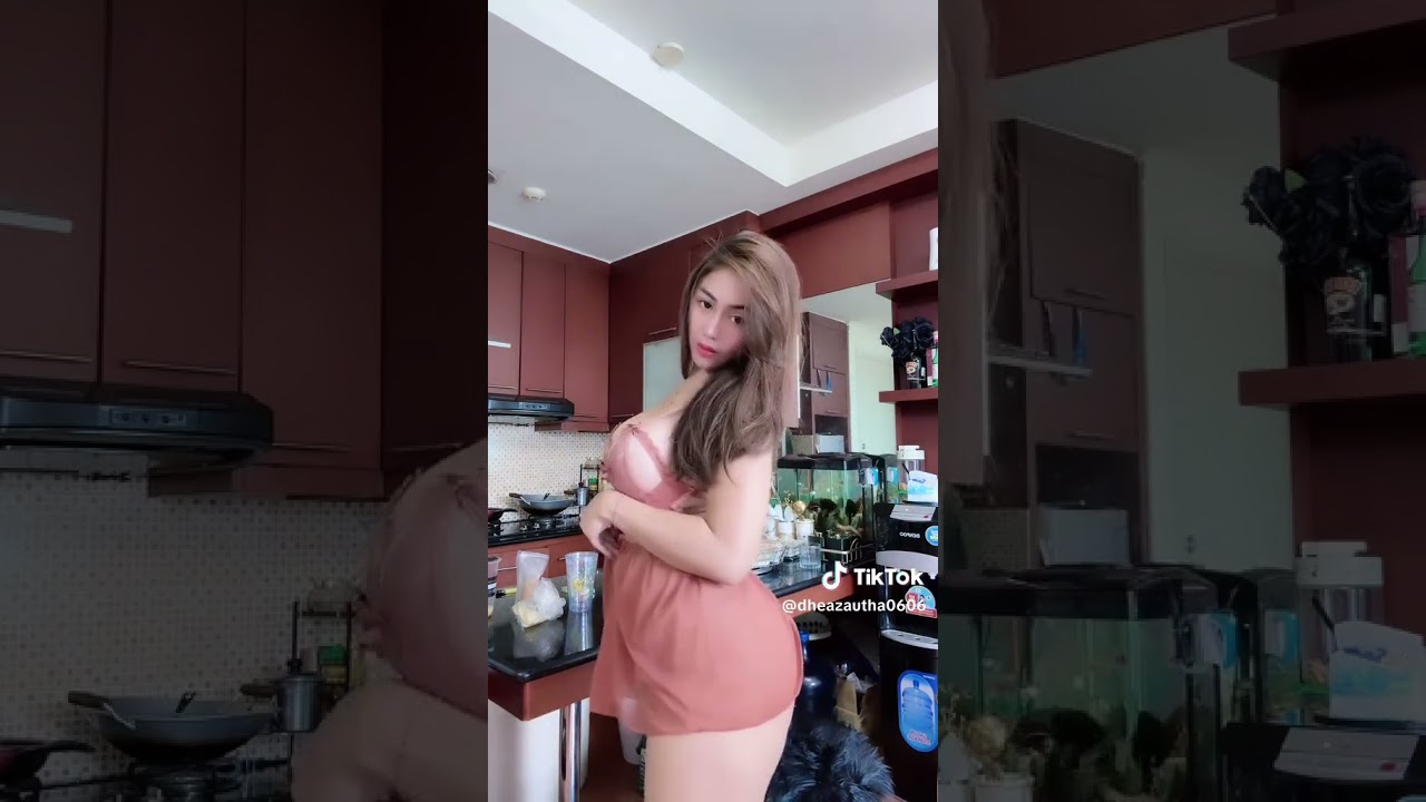 Big boobs sexy lingerie with Dhea zautha #tiktok #shorts #fyp