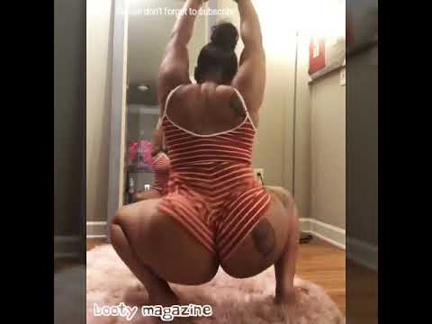 Big Booty Black Woman twerking hard!