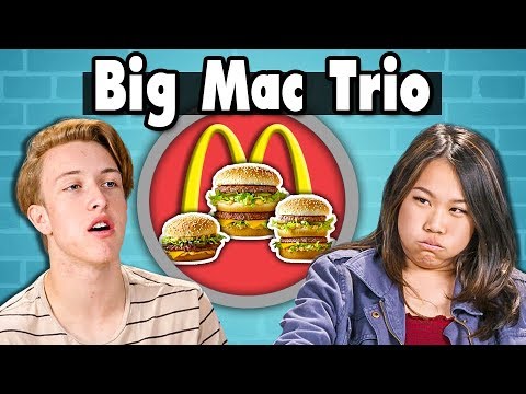 BIG MAC TRIO CHALLENGE! | Teens Vs. Food