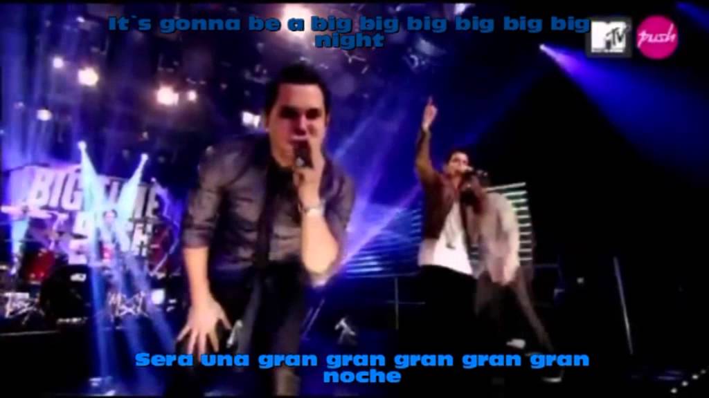 Big Time Rush - Big Night /letra - lyrics