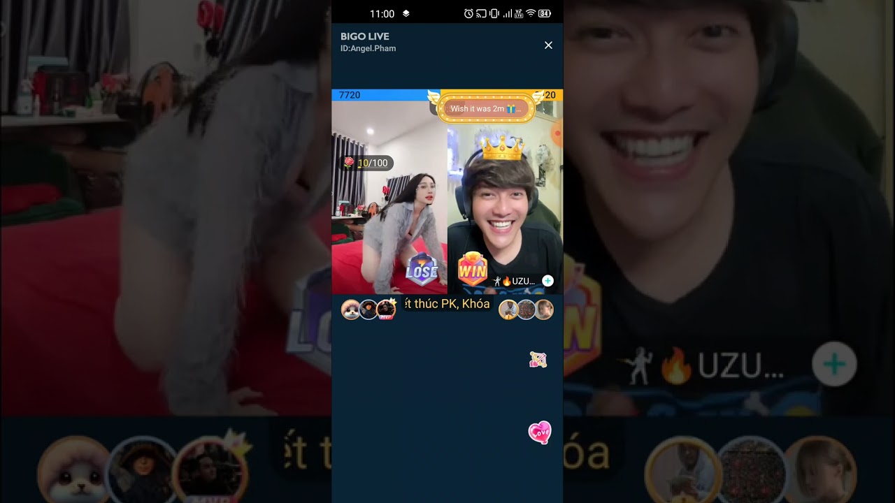 Bigo Angel Pham pk trả kèo bò