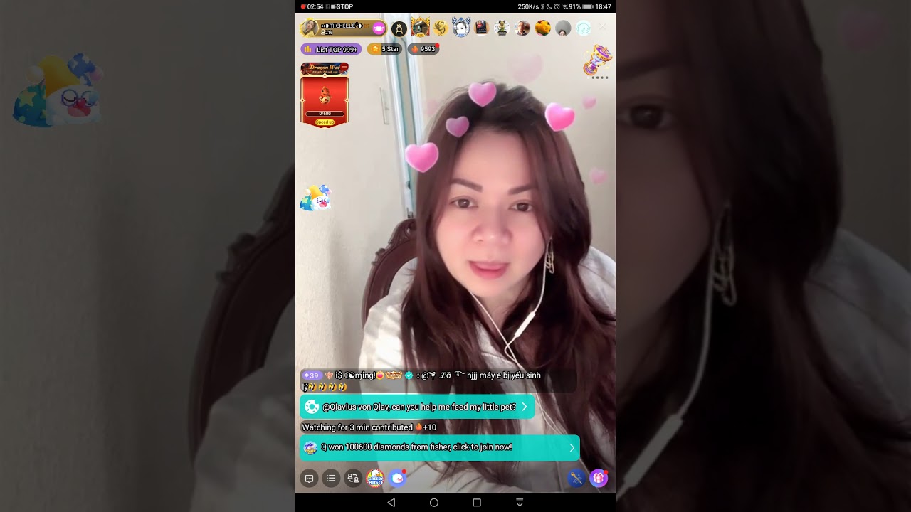 Bigo Live : Michelle ( Asian female! )