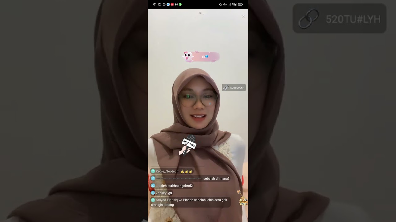 BIGO LIVE- BUNDA LIVE JILBAB NGEHALU