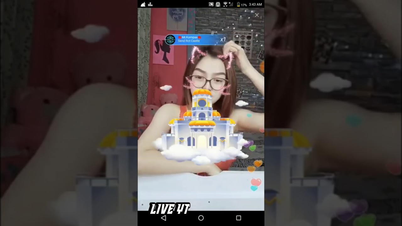 BIGO LIVE CEWE MAKE BAJU TRANSPARANT KELIATAN UTINGNYA